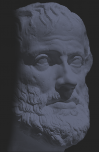 Kopf von Aristoteles